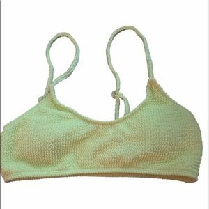 Swim top. Neon yellow. Size S. Never Worn.